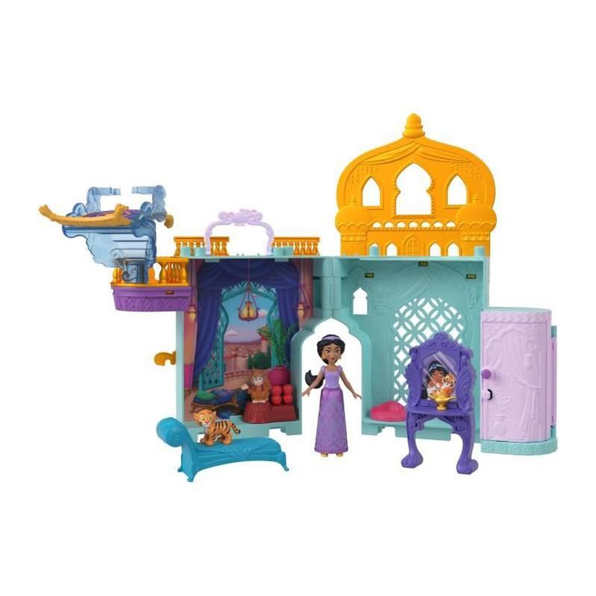Voir la diapositive 1 : MATTEL Disney Princesses - Coffret Le Château de Jasmine - Figurine - 3 ans et + MATTEL - HLW93