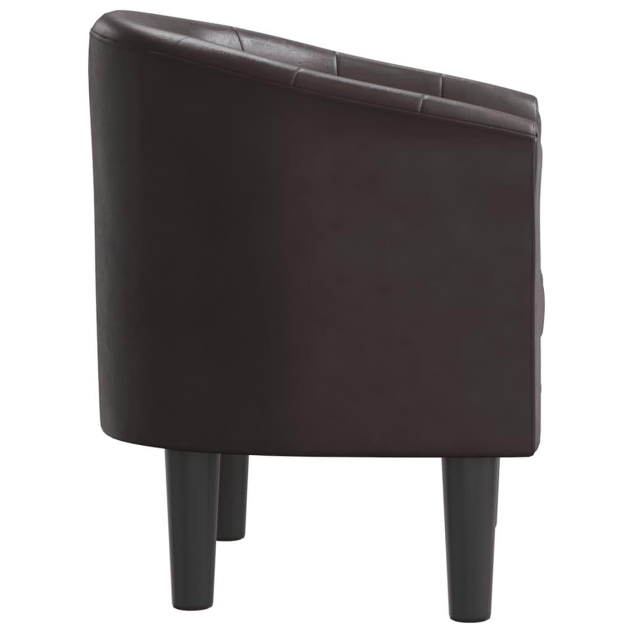 Voir la diapositive 4 : VIDAXL Chaise cabriolet marron similicuir