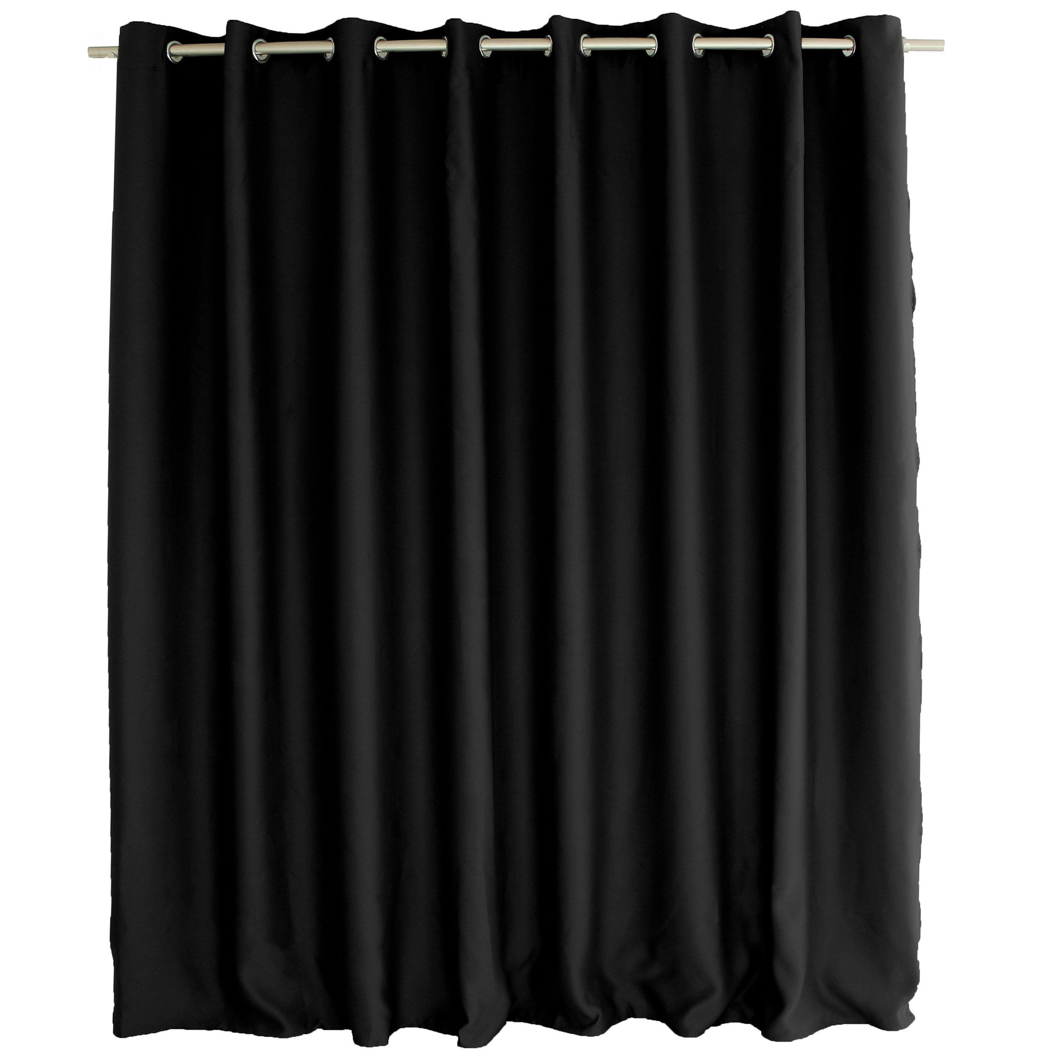 Voir la diapositive 1 : TOILINUX Rideau uni occultant avec oeillets - 300 x 240 cm