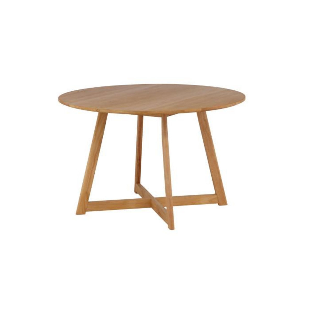 Paris Prix Table à Manger Ronde  Yakidon  120cm Marron