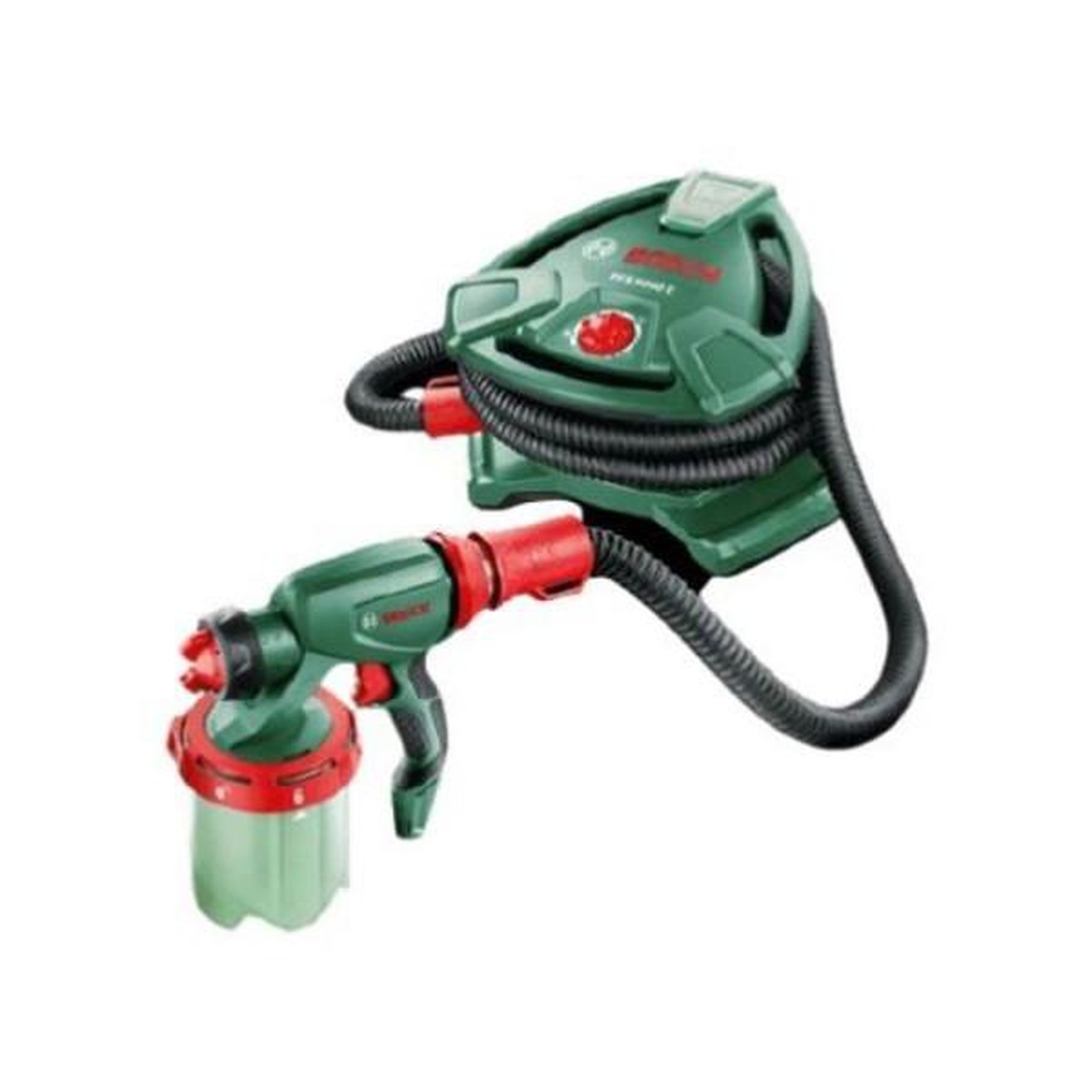Voir la diapositive 1 : BOSCH Pistolet a peinture Bosch - PFS 5000 E - Basse pression - 1200 W - 3 buses