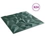 Voir la diapositive 4 : VIDAXL Panneaux muraux 24 pcs vert 50x50 cm XPS 6 m² amethyste