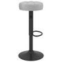 Voir la diapositive 5 : VIDAXL Tabourets de bar lot de 2 gris velours