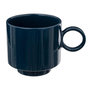 Voir la diapositive 2 : SECRET DE GOURMET Lot de 6 Mugs en Céramique  Anne  38cl Bleu Encre