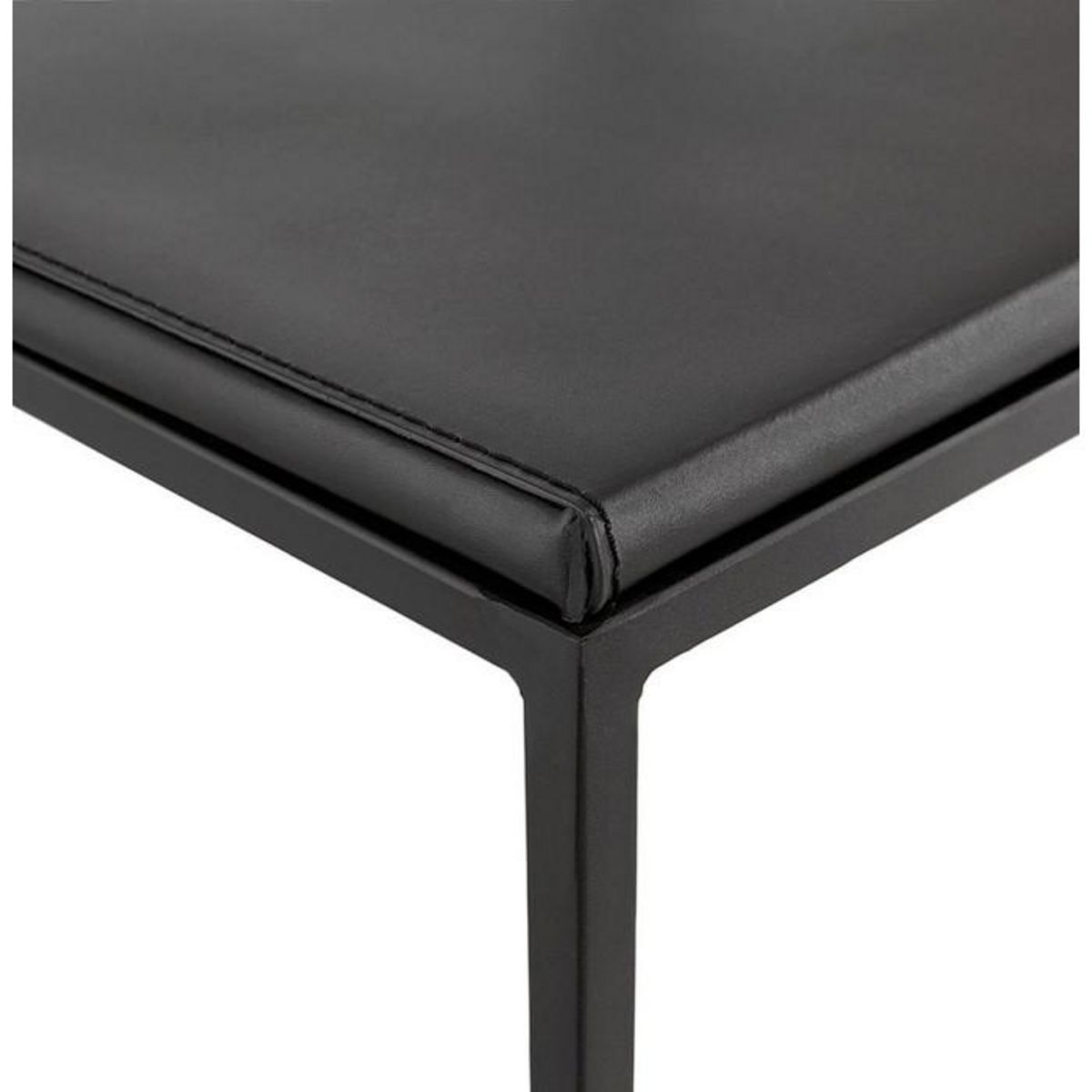 Paris Prix Tabouret de Bar Design Industriel  Line  76cm Noir