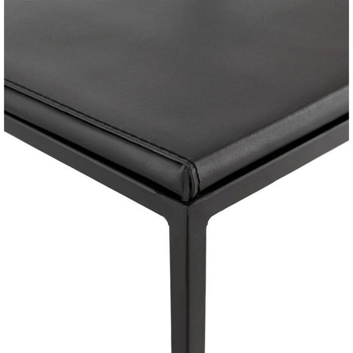 Paris Prix Tabouret de Bar Design Industriel  Line  76cm Noir