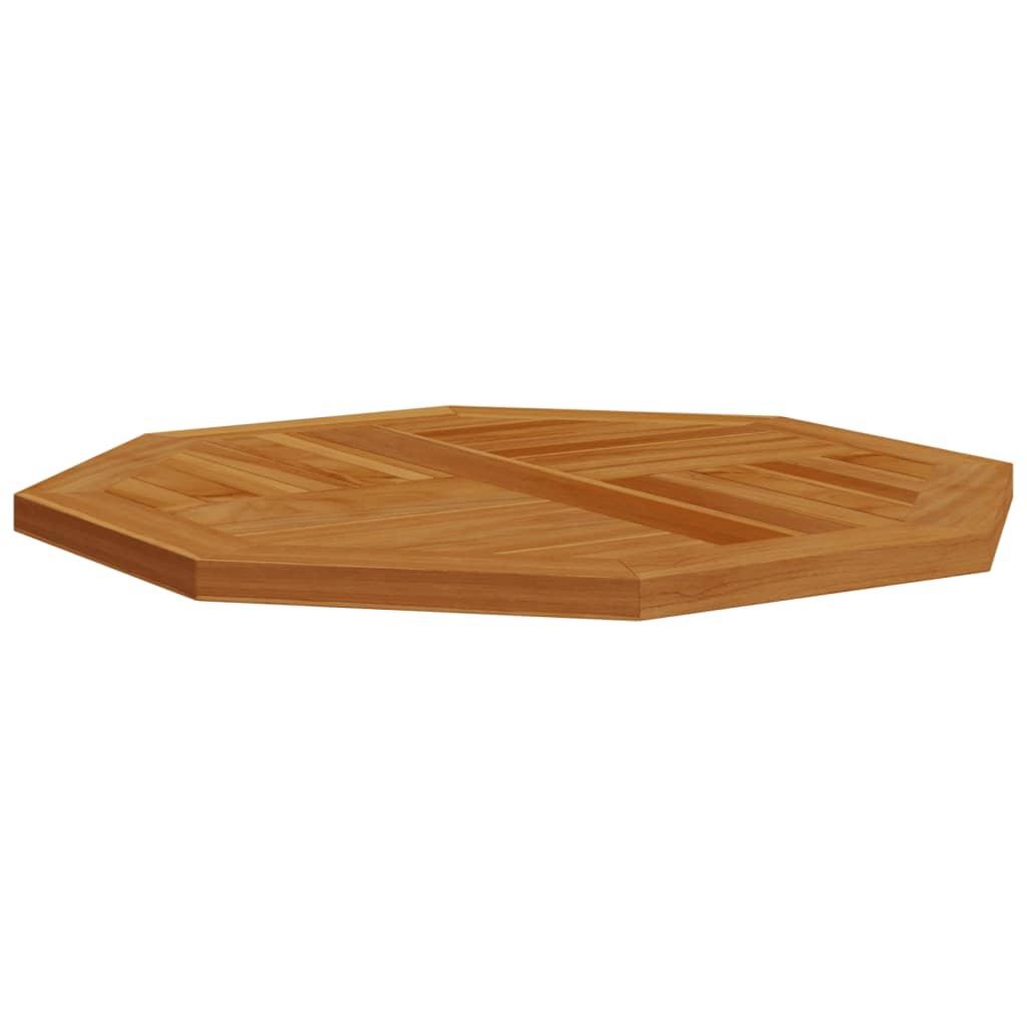 Voir la diapositive 4 : VIDAXL Dessus de table 60x60x2,5 cm octogonal bois de teck massif