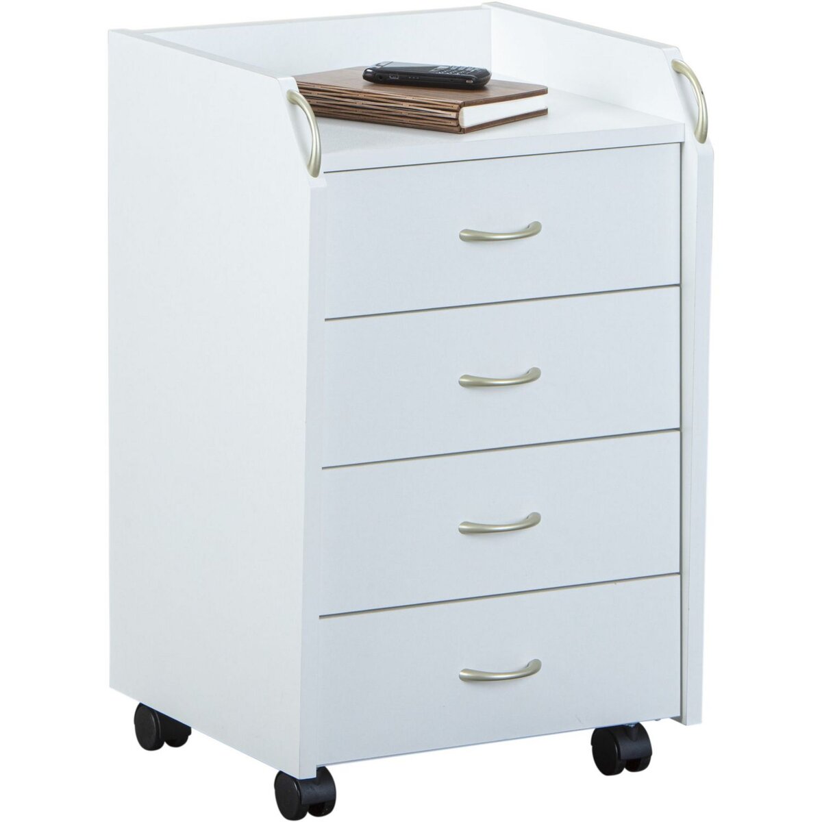 Caisson rangement pour bureau 4 tiroirs L40cm JOVI