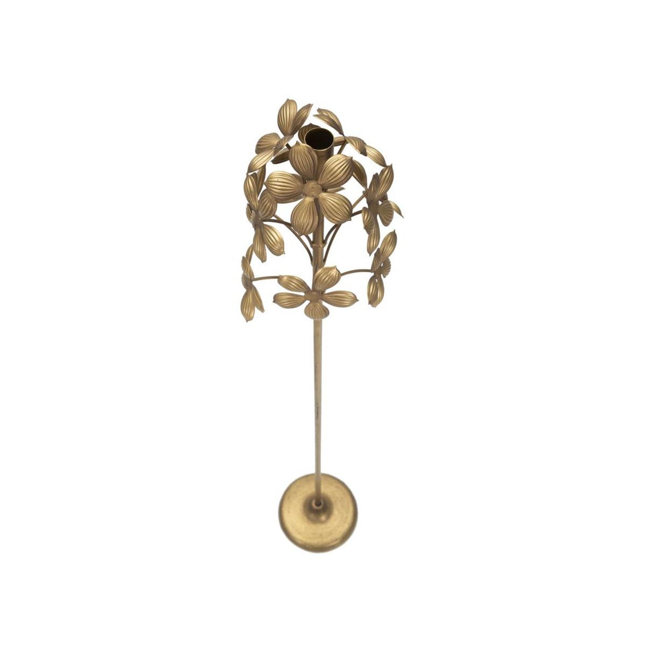 Voir la diapositive 3 : Paris Prix Bougeoir design en métal  flowy  93cm or
