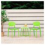 Voir la diapositive 2 : HomeStyle4U Chaise de jardin Lot 4 chaises vert