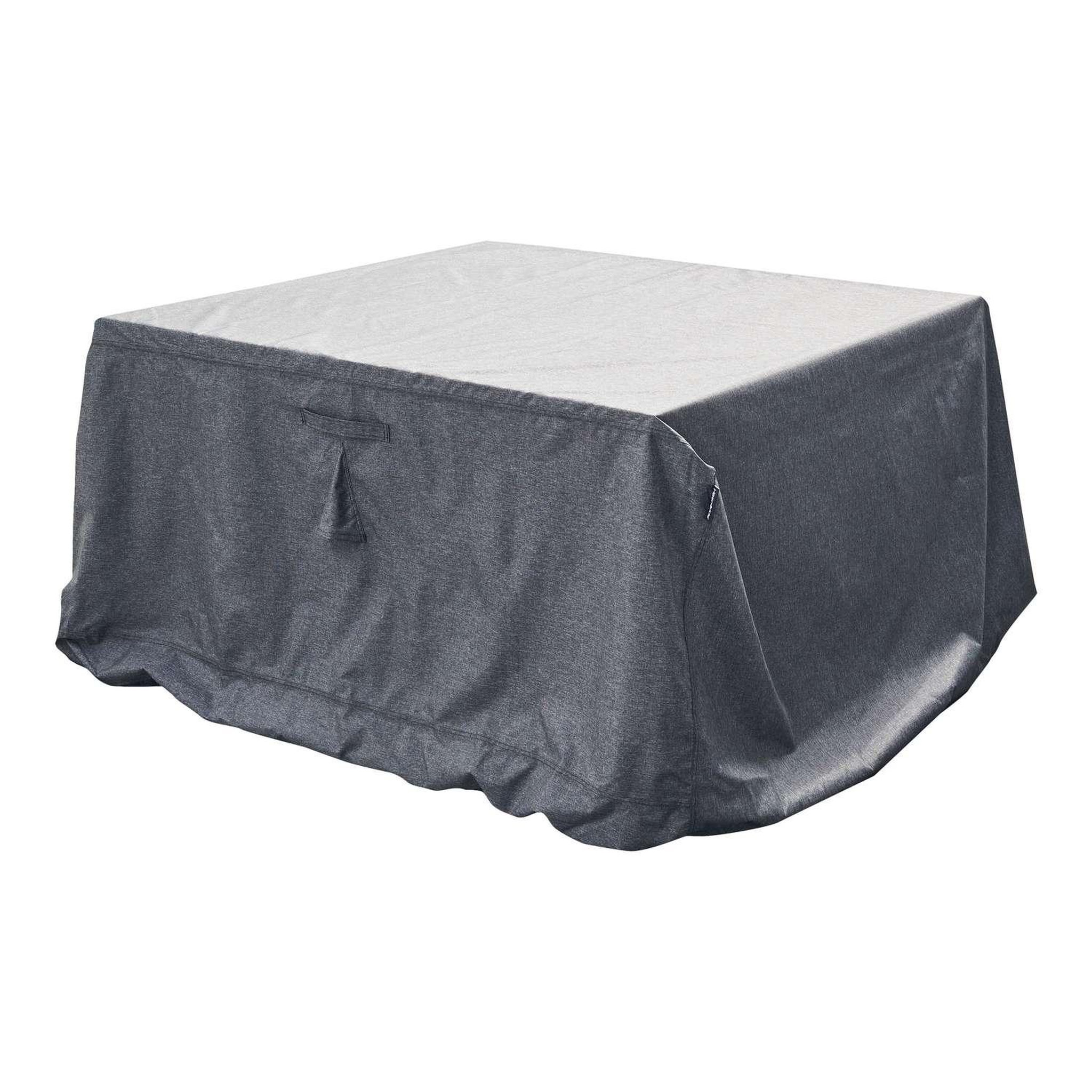HESPERIDE Housse de table rectangulaire l - 265 x 125 x 80 cm - gris foncé