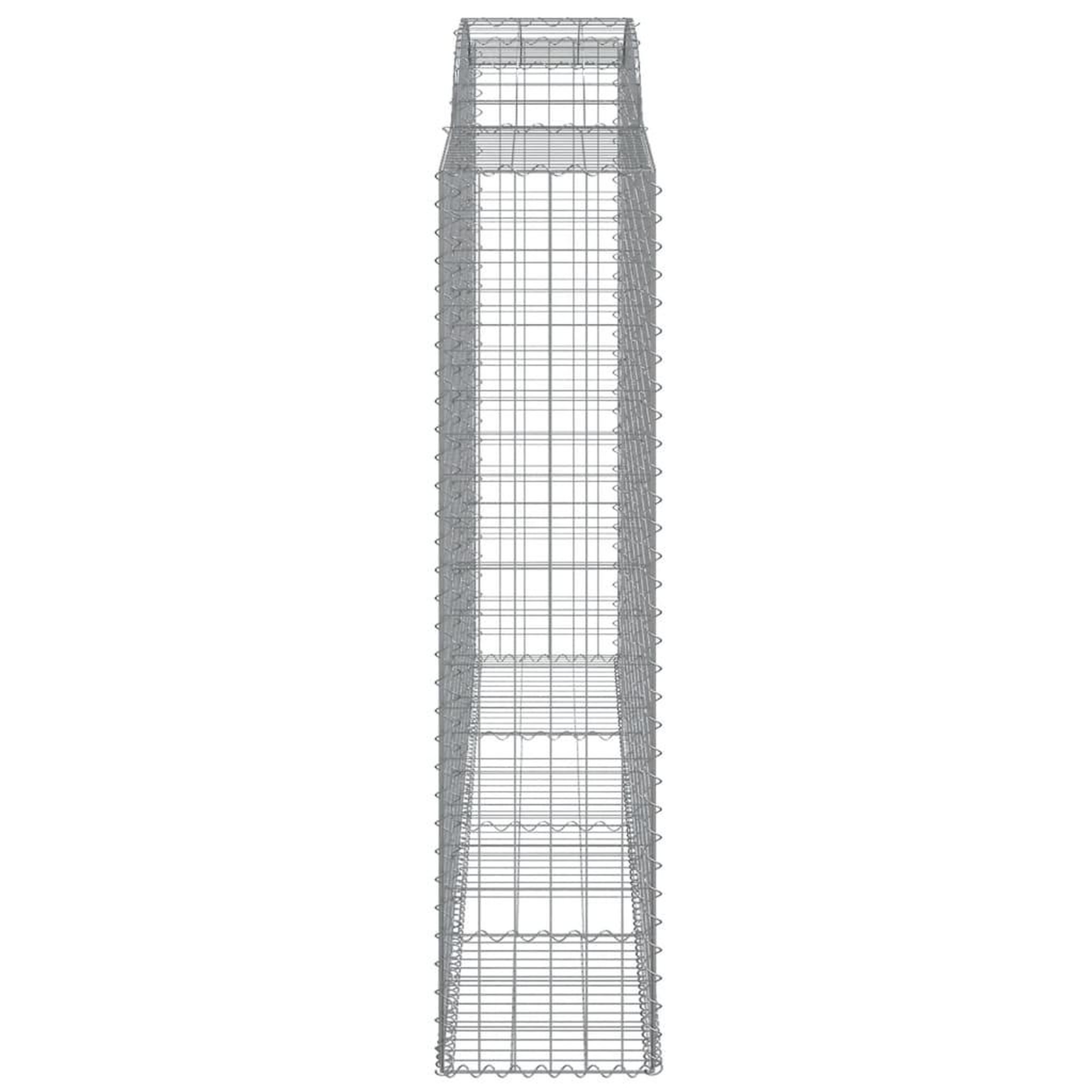 Voir la diapositive 5 : VIDAXL Paniers a gabions arques 6 pcs 300x50x200/220 cm fer galvanise