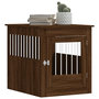 Voir la diapositive 4 : VIDAXL Meuble de cage pour chiens chene marron 64,5x80x71 cm
