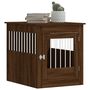 Voir la diapositive 4 : VIDAXL Meuble de cage pour chiens chene marron 64,5x80x71 cm