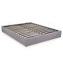 Voir la diapositive 3 : Ensemble Cadre Lit Coffre Gris NEO + Matelas MORPHEA 160x200 cm