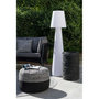 Voir la diapositive 5 : Paris Prix Pouf Rond Design  Miami  50cm Noir & Blanc