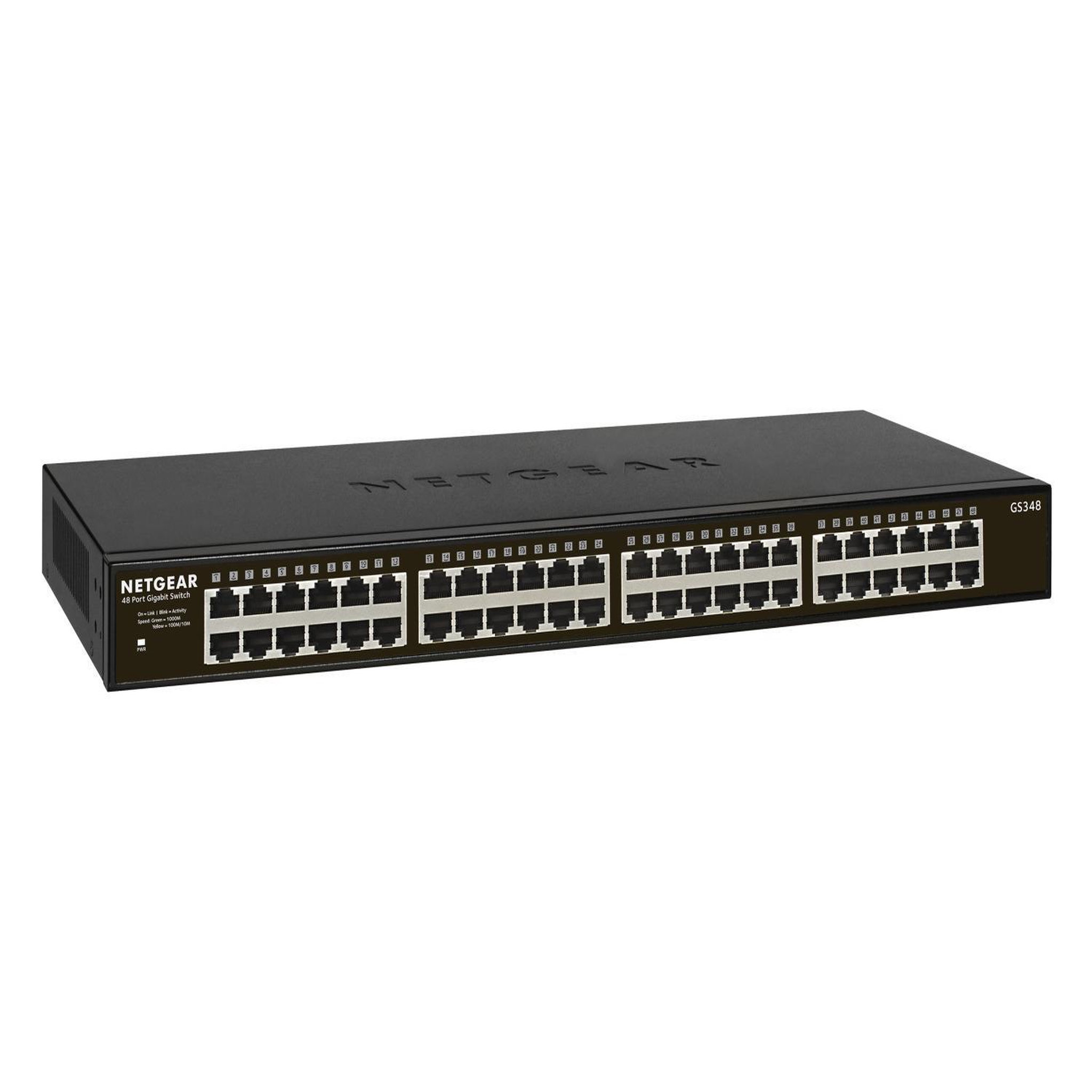 Voir la diapositive 3 : Netgear Commutateur NETGEAR SOHO GS348 non géré 48 ports Gigabit Ethernet