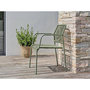 Voir la diapositive 6 : Paris Prix Ensemble Table de jardin & 2 Fauteuils  Louise & Marceau  74cm Anthracite & Vert Olive