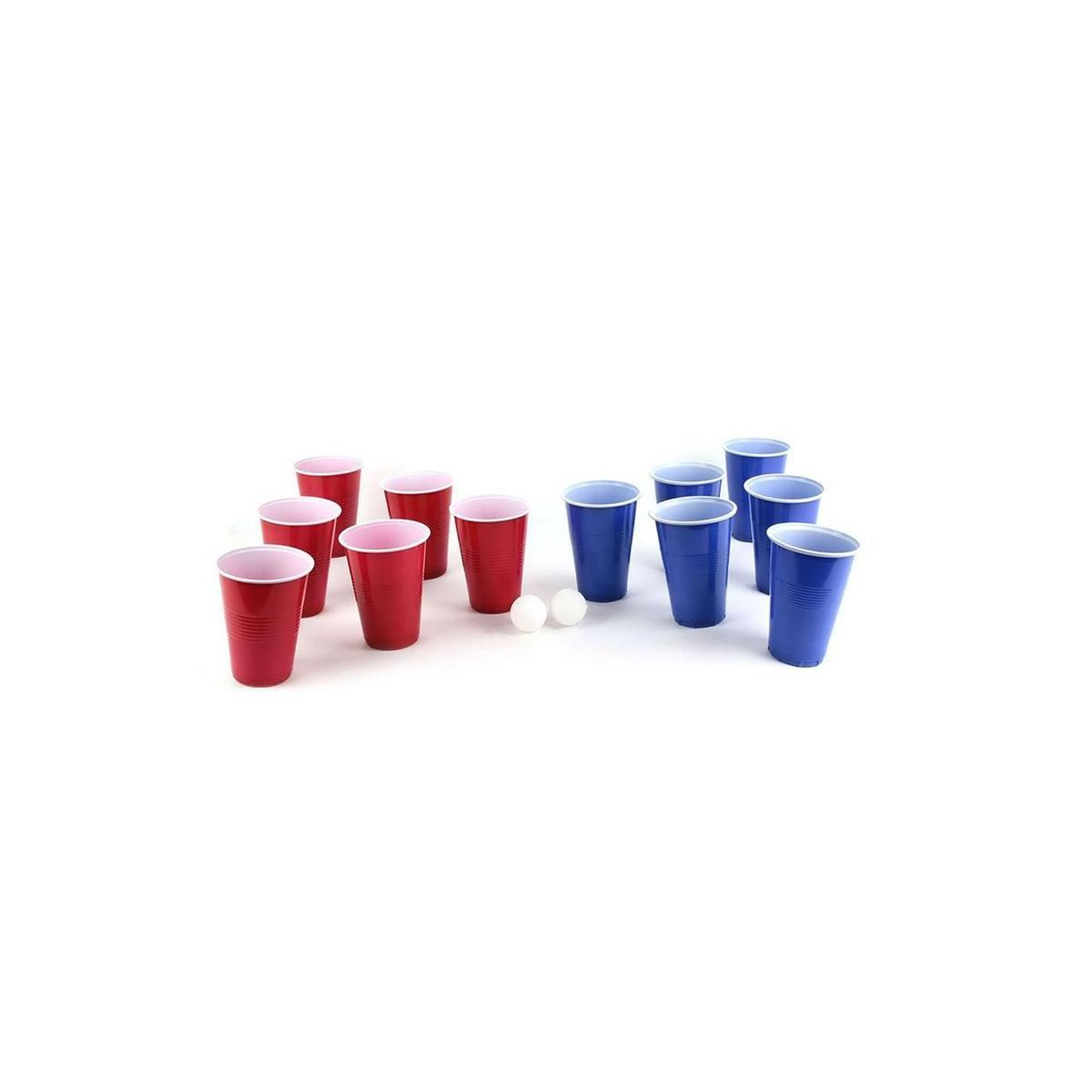 MISTER GADGET Jeu à boire  bière pong  12cm bleu & rouge