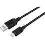 ADEQWAT Câble USB C vers USB noir 3m tréssé
