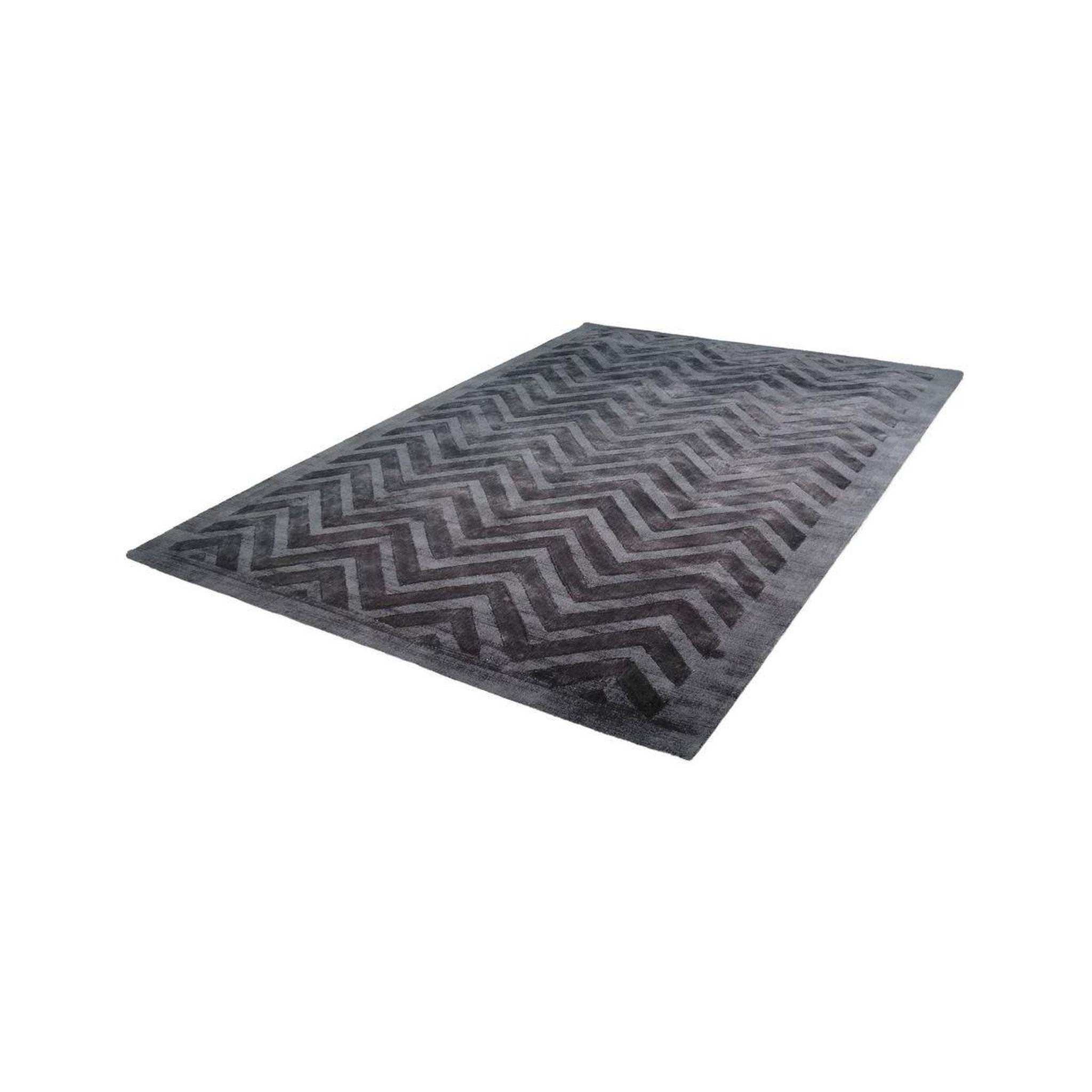 Voir la diapositive 4 : Paris Prix Tapis rayures à poils courts  luxury iv  gris