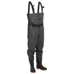 VIDAXL Cuissardes avec bottes et ceinture vert foncé taille 41