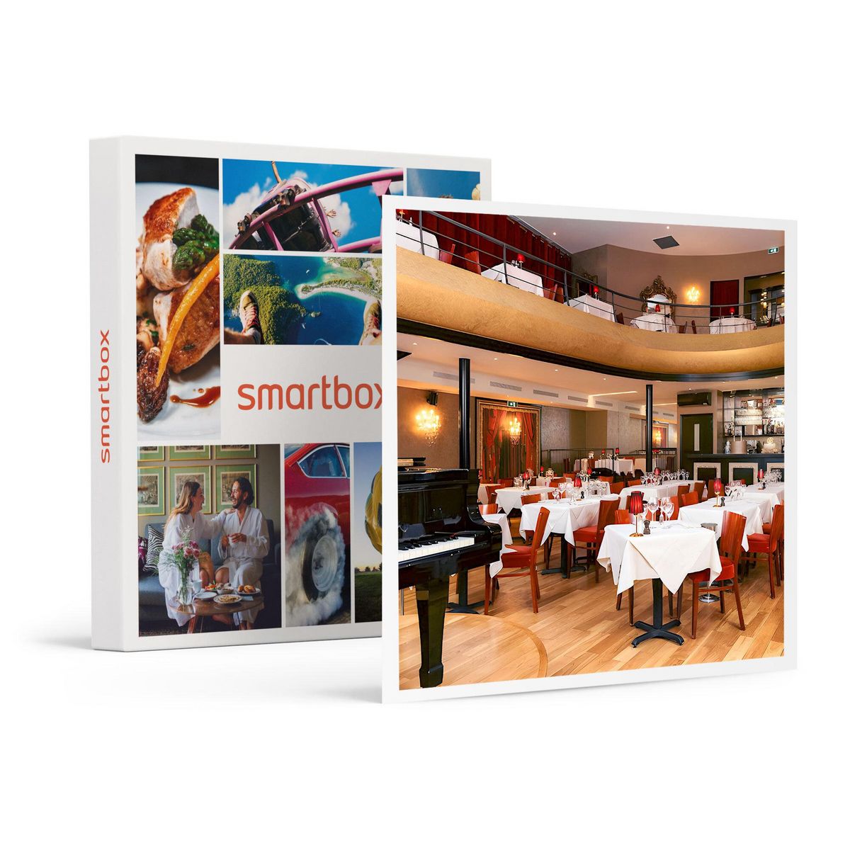 Smartbox Dîner-spectacle proche de Paris : Menu Lyrique 4 Plats avec verre de vin - Coffret Cadeau Gastronomie