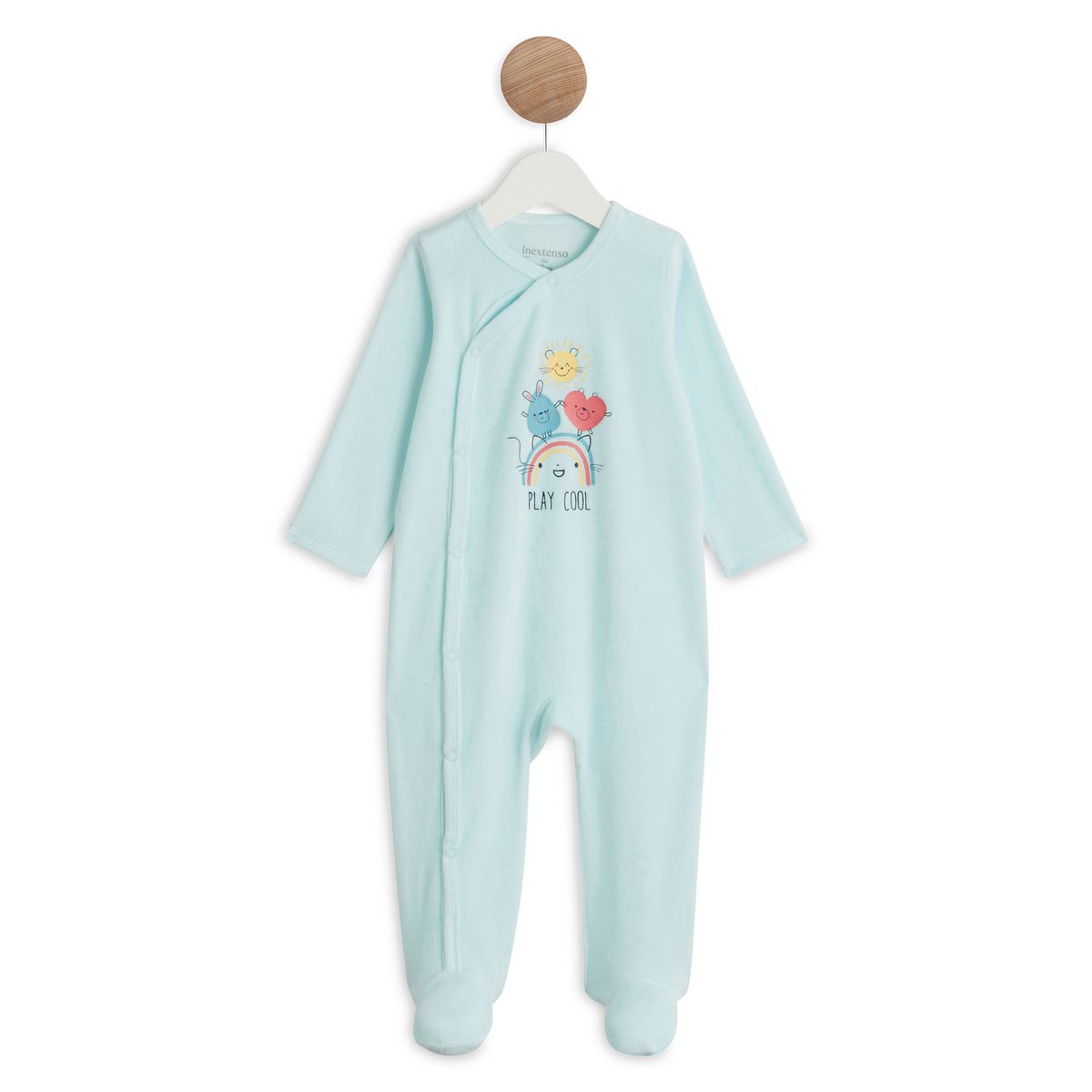 INEXTENSO Dors bien velours bébé fille