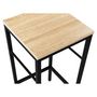 Voir la diapositive 4 : Lot de 4 tabourets de bar style industriel pieds métal HOUSTON