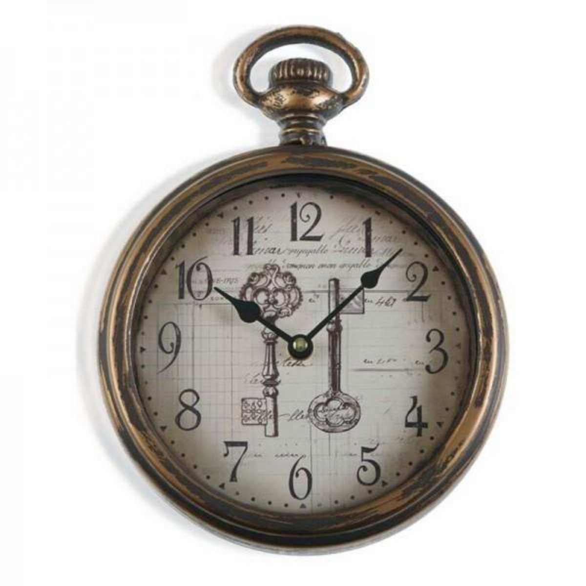 AAAAA Horloge Murale Keys Métal (28 x 5 x 22 cm)