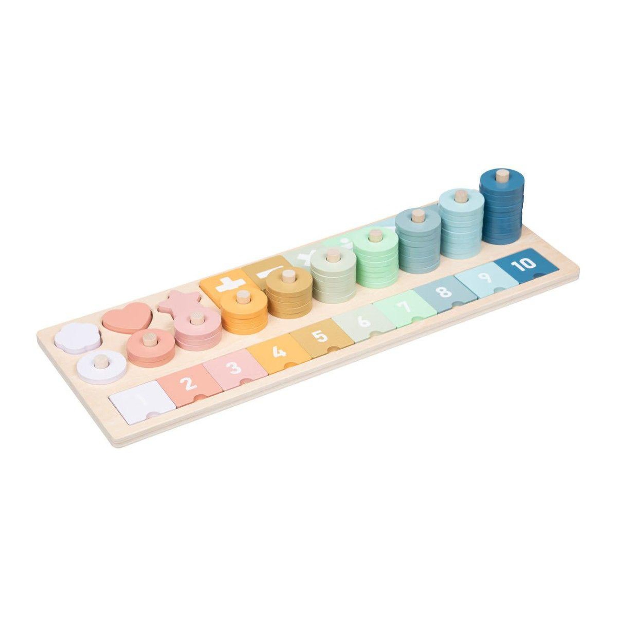 Atmosphera Kids Jeu d'apprentissage  mathématique  39cm naturel