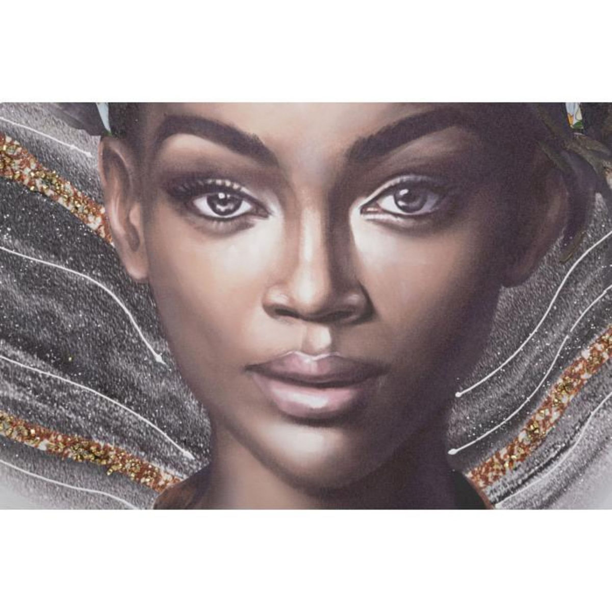 Paris Prix Toile Imprimée Déco  Naomie  100x100cm Multicolore