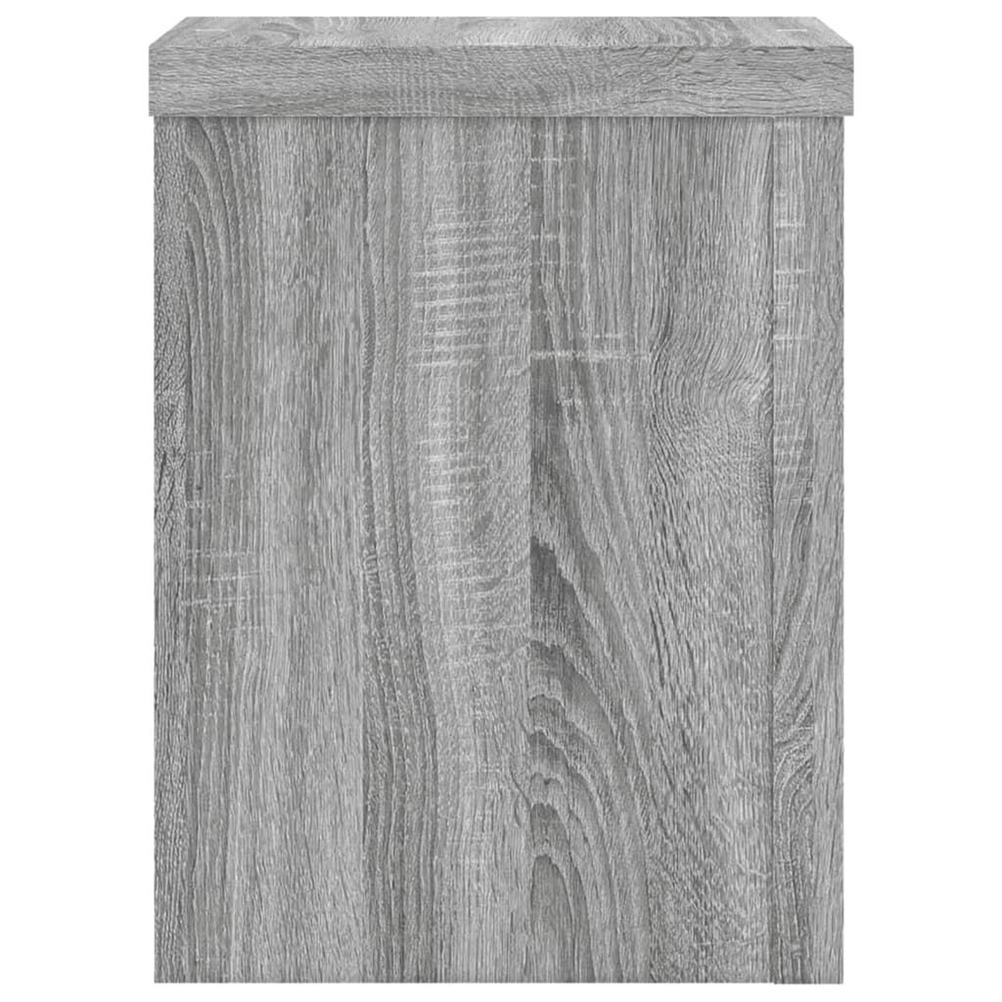 Voir la diapositive 5 : VIDAXL Supports pour plantes 2 pcs sonoma gris bois d'ingenierie
