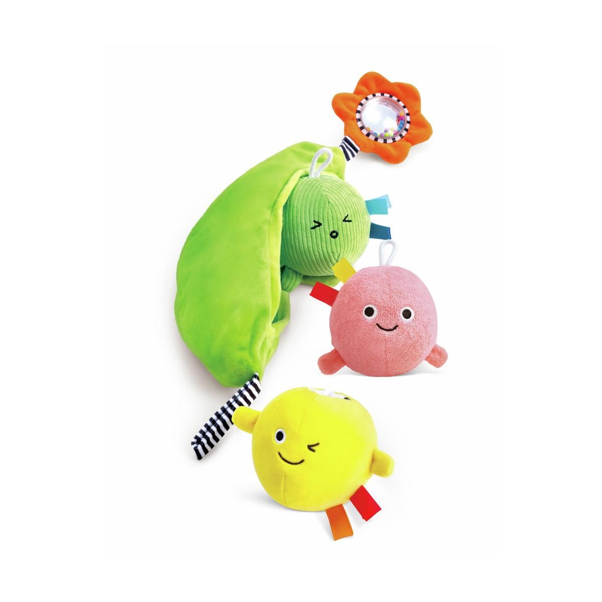 Hape Hochet 3 petits pois - Jouet sensoriel