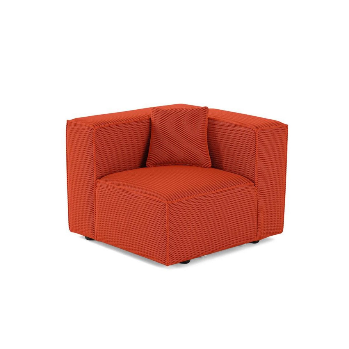 LISA DESIGN Arty - module d'assise gauche - en tissu mailles 3d