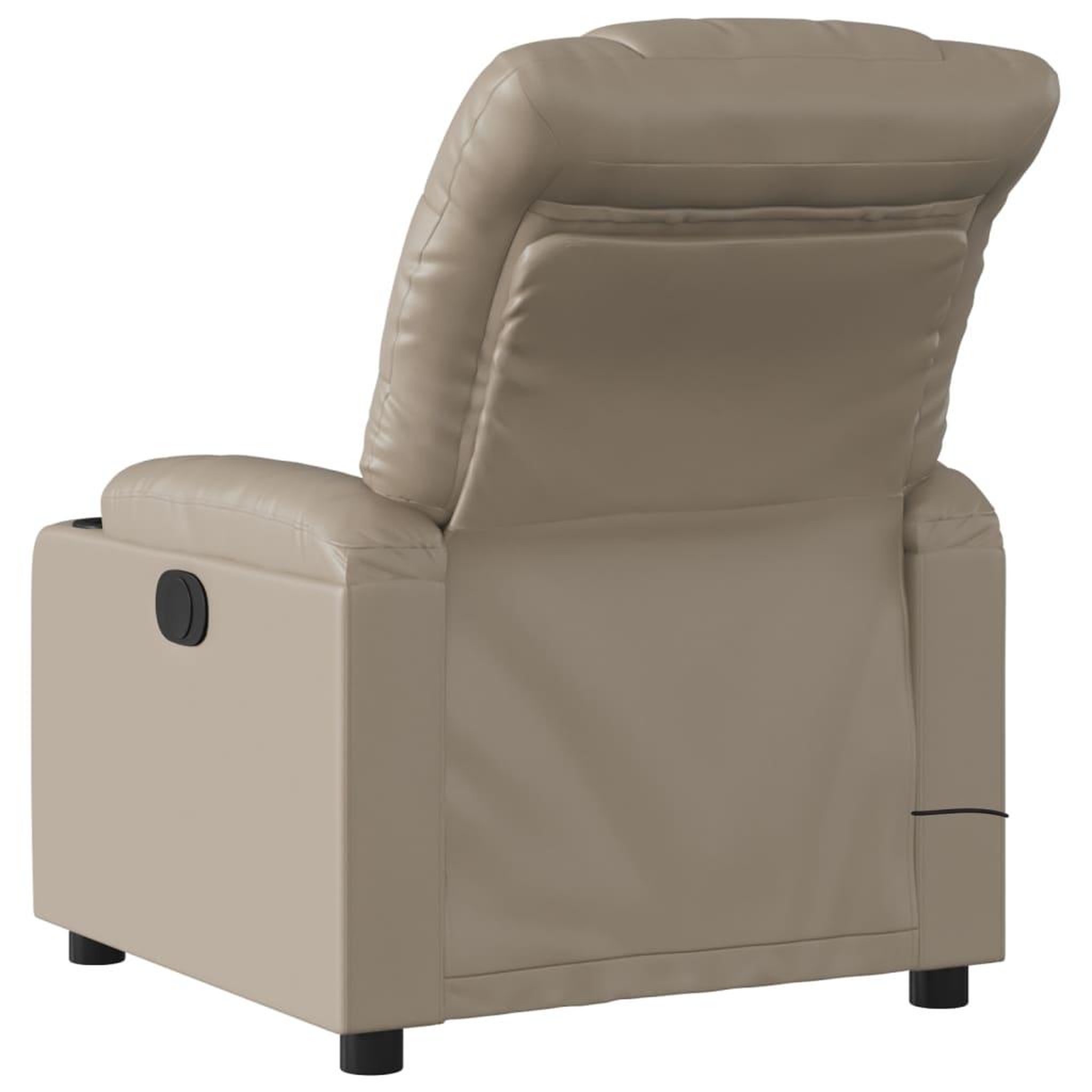 Voir la diapositive 4 : VIDAXL Fauteuil de massage inclinable Cappuccino Similicuir