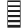 Voir la diapositive 5 : VIDAXL Bibliotheque/Separateur de piece Noir Bois d'ingenierie