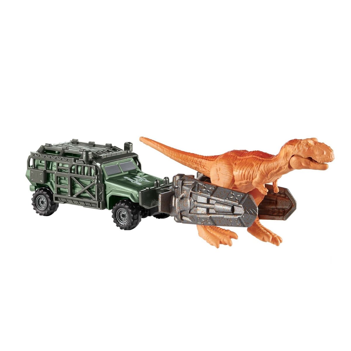 MATTEL Camion de capture Dinosaure - Tyrano Hauler - Jurassic Wordl