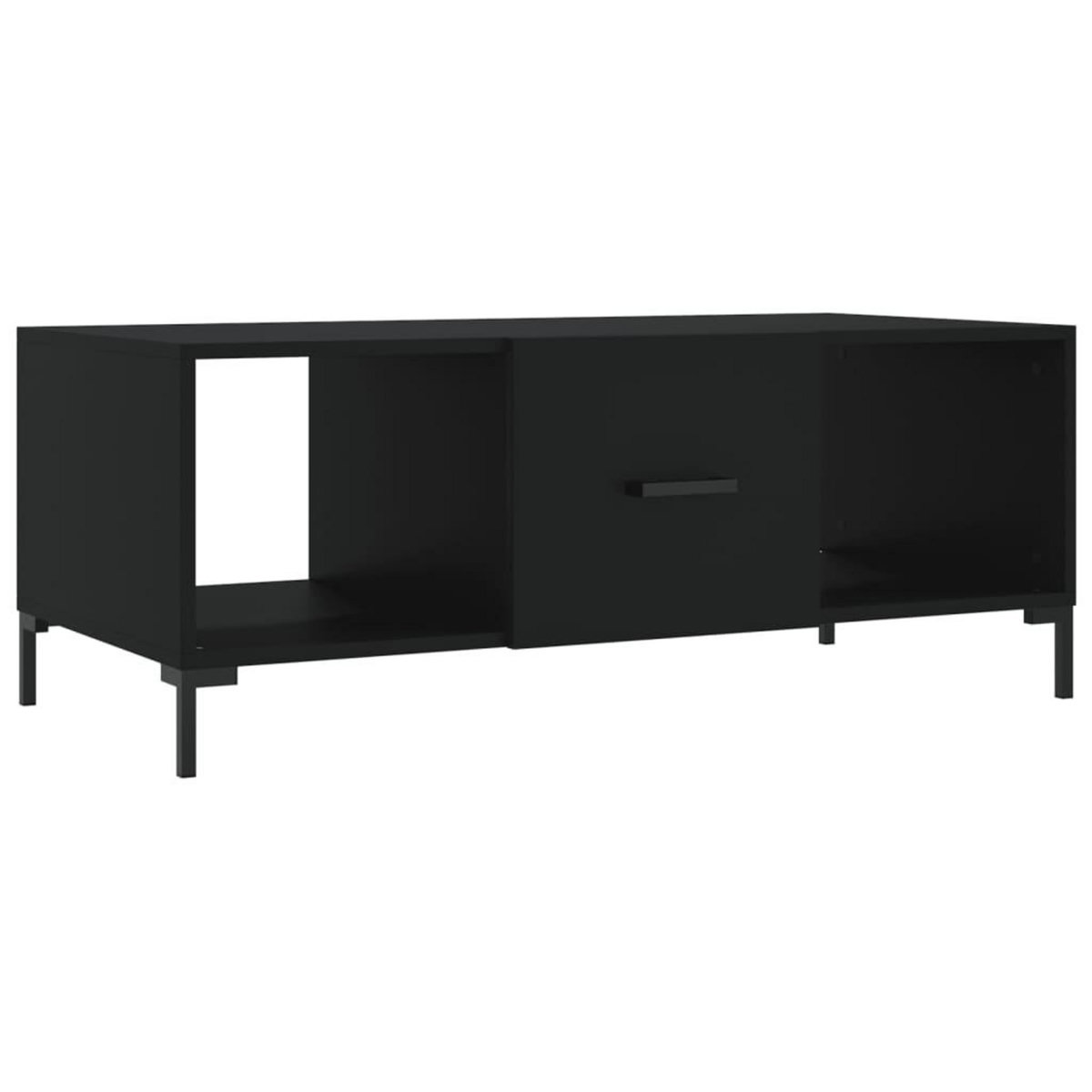 VIDAXL Table basse noir 102x50x40 cm bois d'ingenierie