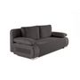 Voir la diapositive 4 : BEST MOBILIER Elio - canapé 3 places convertible - avec coffre - en velours et velours côtelé