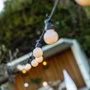 Voir la diapositive 3 : Lumisky Guirlande solaire 10 globes PARTY Blanc Plastique 5.7M