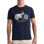 Petrol Industries T shirt  Homme Petrol Industries Ocean. Coloris disponibles : Bleu