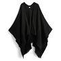 Voir la diapositive 1 : IN EXTENSO Poncho écharpe noir femme