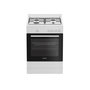 Voir la diapositive 1 : Indesit Cuisinière gaz 60cm 4 feux blanc - I6GGKMWF