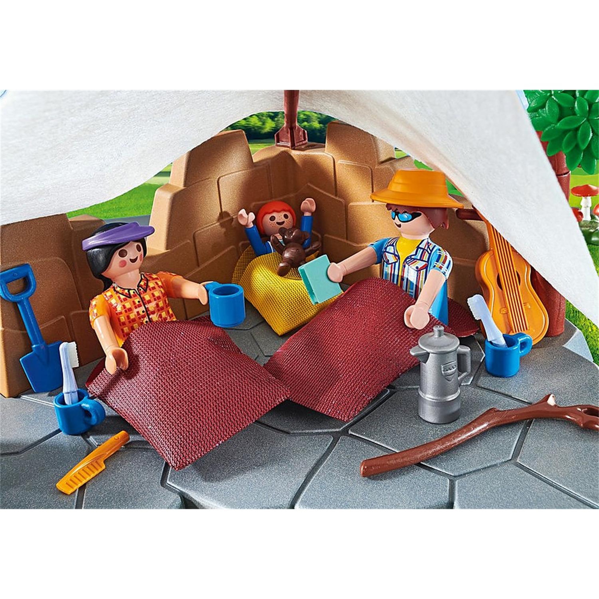 Voir la diapositive 3 : PLAYMOBIL Family Fun Famille de campeurs