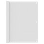 Voir la diapositive 1 : VIDAXL Ecran de balcon Blanc 120x500 cm PEHD