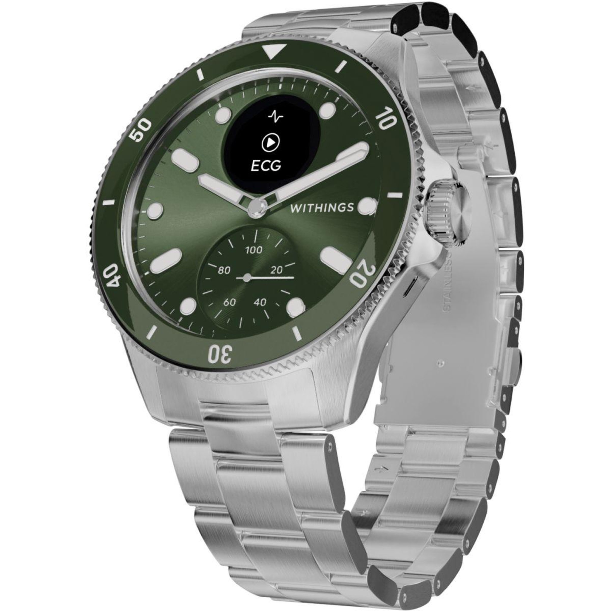 WITHINGS Montre santé scanwatch nova verte