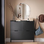 Voir la diapositive 2 : SOBUY SoBuy - Meuble À Chaussures 4 portes - Minimaliste - FSR100