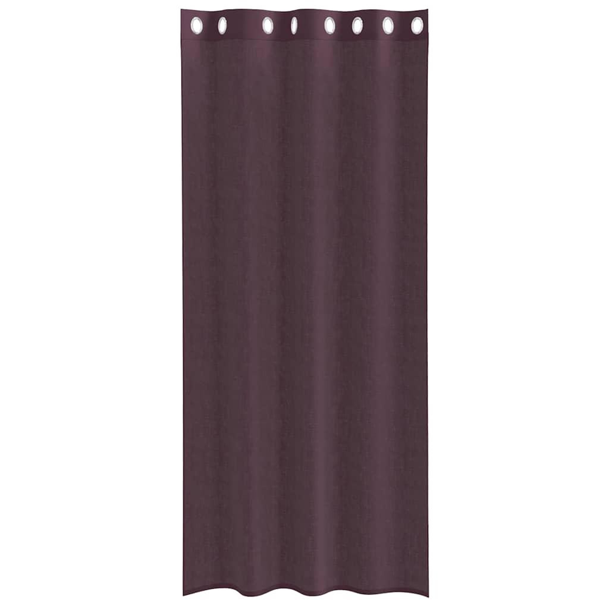 Voir la diapositive 4 : VIDAXL Rideaux en voile avec œillets 2 pcs violet 140x245 cm