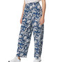 Voir la diapositive 1 : TBS Pantalon Bleu à Fleurs Femme TBS JANIEPAN